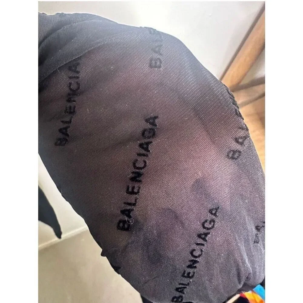 Balenciega Logo Tights | One Size in Black